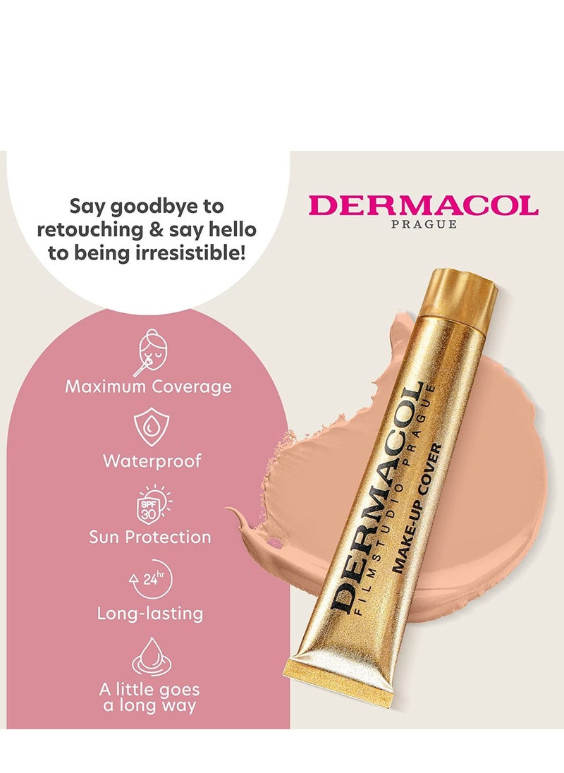 Dermacol - Dermacol Make up Cover Waterproof Hypoallergenic For All Skin Types Number 210 - Image 1