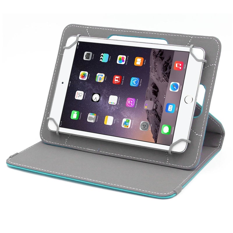 إنكاي جراب جلدي للأجهزة اللوحية مقاس 8 بوصات، جراب واقٍ قابل للدوران 360 درجة مع حامل لجهاز Galaxy Tab S2 8.0 T715 / T710، Cube U16Gt، Onda Vi30W، Teclast P86 (أزرق) - Image 4