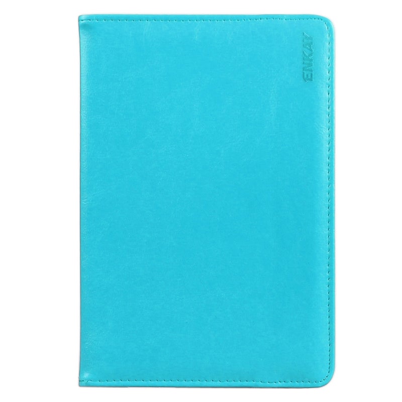 إنكاي جراب جلدي للأجهزة اللوحية مقاس 8 بوصات، جراب واقٍ قابل للدوران 360 درجة مع حامل لجهاز Galaxy Tab S2 8.0 T715 / T710، Cube U16Gt، Onda Vi30W، Teclast P86 (أزرق) - Image 2