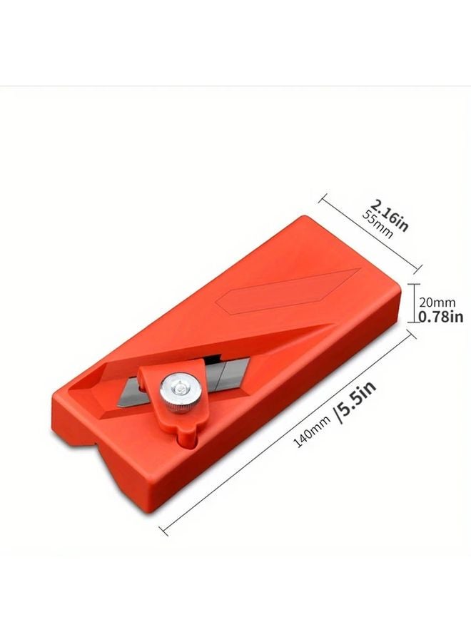 Manual 45 Degree Angle Trimmer V Shaped Groove Edge Chamfer Tool For Wood Concrete 1pc - Image 3