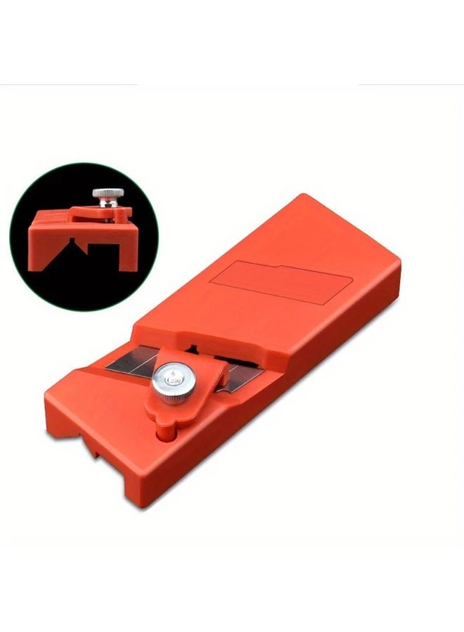 Manual 45 Degree Angle Trimmer V Shaped Groove Edge Chamfer Tool For Wood Concrete 1pc - Image 1