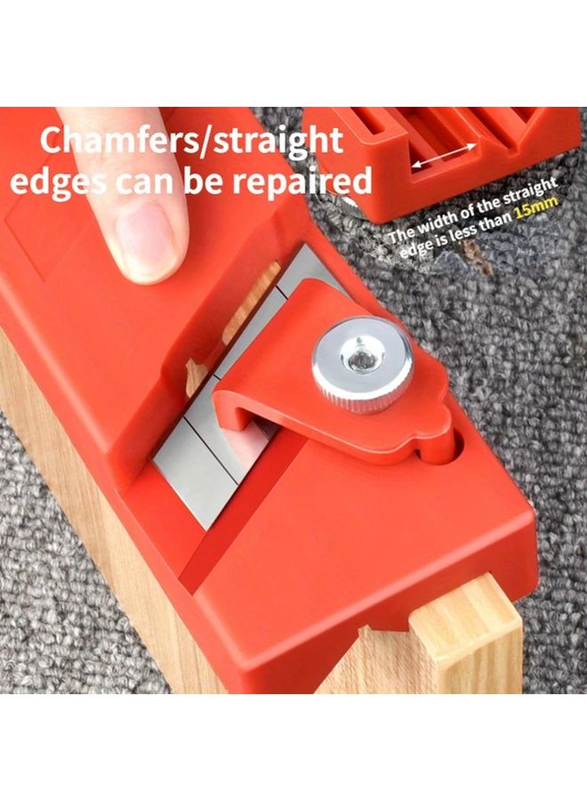 Manual 45 Degree Angle Trimmer V Shaped Groove Edge Chamfer Tool For Wood Concrete 1pc - Image 4