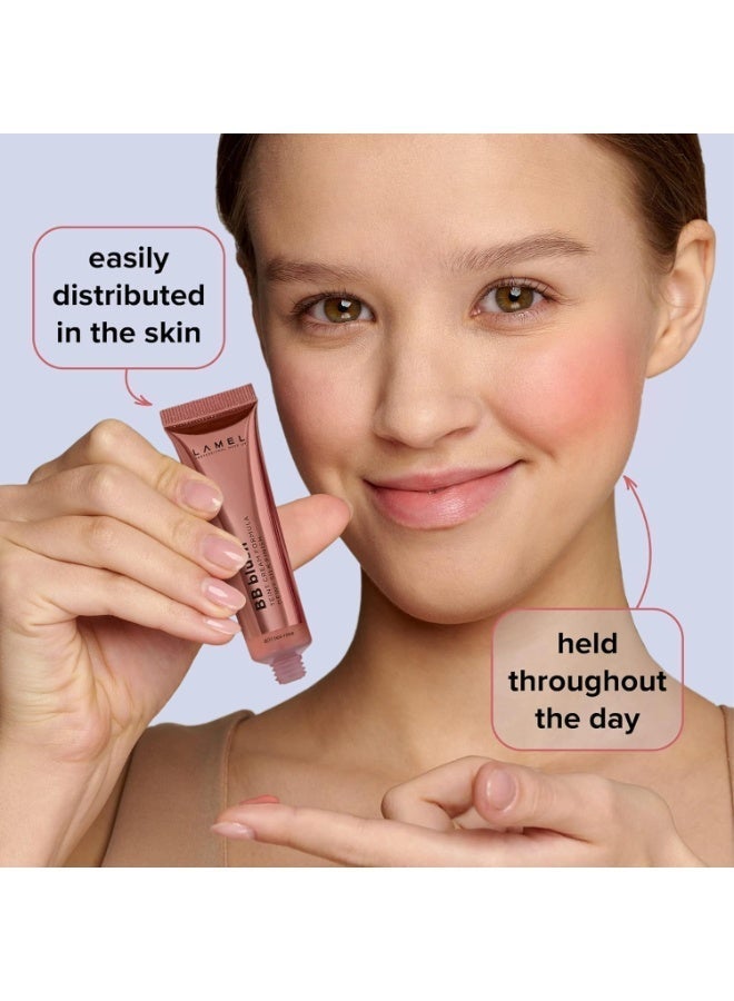 Lamel BB Blush - Light Cream - For All Skin Tone and Type - Cruelty Free - Tea Rose N. 401 - Image 3