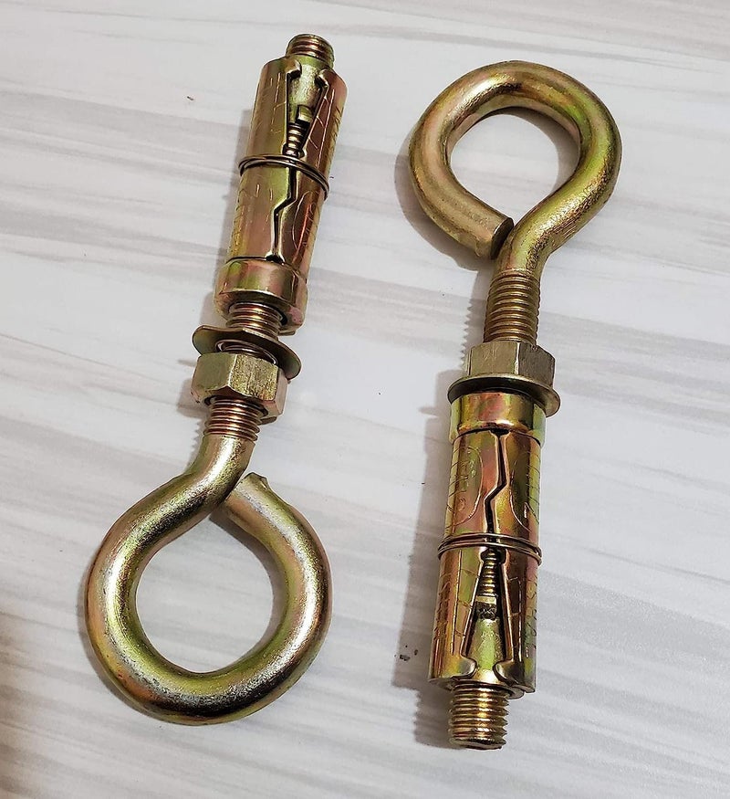 Venom مسامير تثبيت حائط معدنية من الحديد مع مسامير نحاسية مثبتة بمظهر رصاصة ذهبية (6MM، عبوة من 40) - Image 2