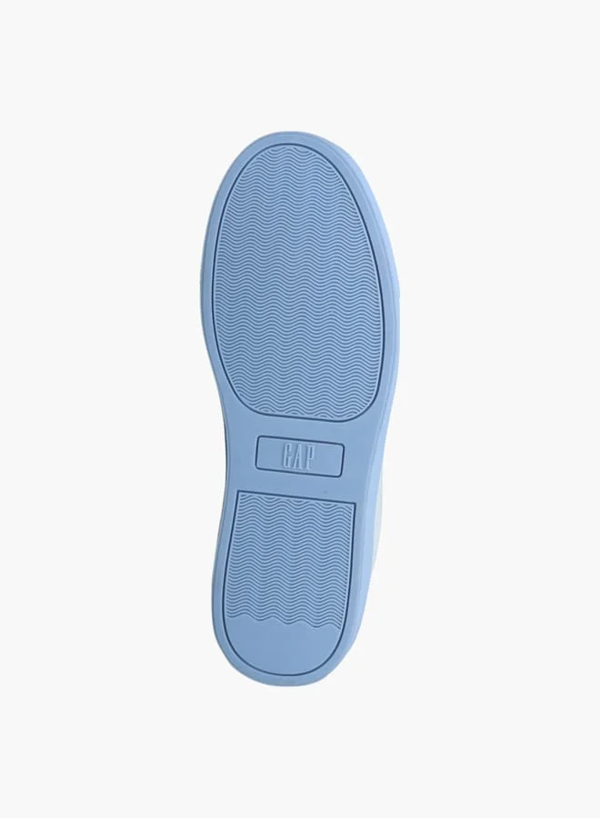 GAP Women's Panelled Sneakers with Lace-Up Closure - MEMPHIS
