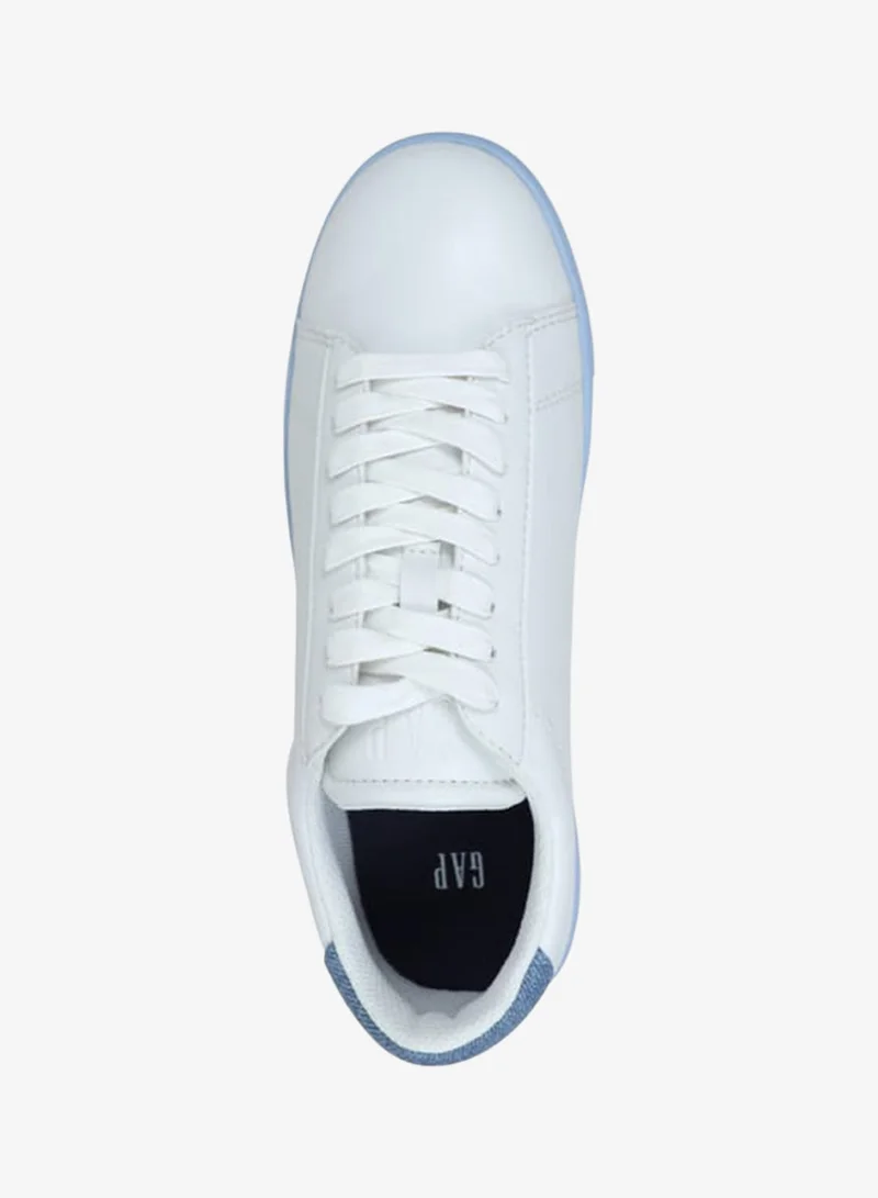 GAP Women's Panelled Sneakers with Lace-Up Closure - MEMPHIS