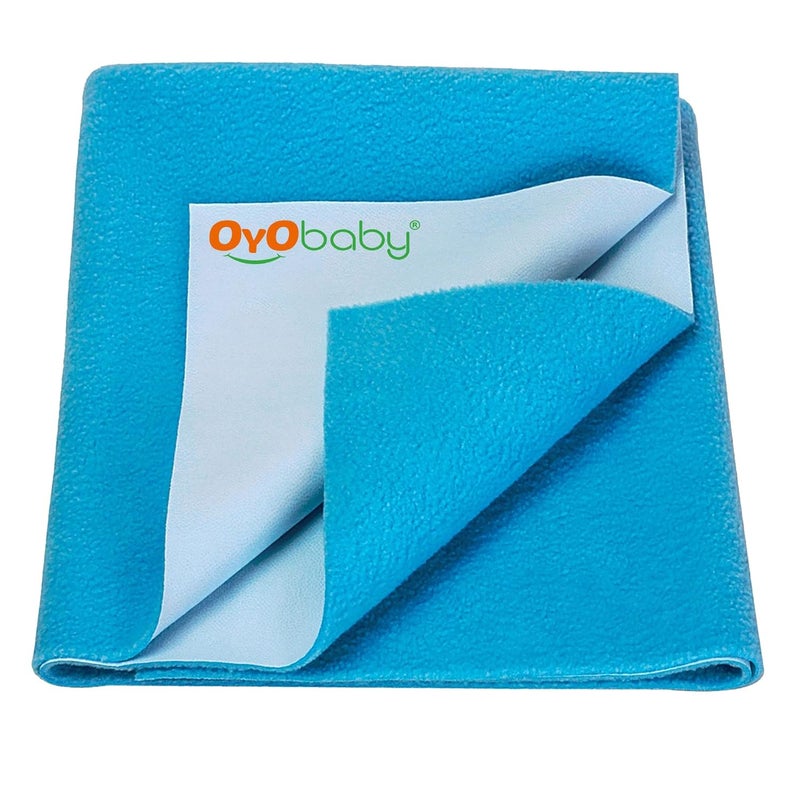 OYO BABY OYO BABY Waterproof Mattress Protector Sheet for Kids and Adults Medium 100cm x 70cm Firoza - Image 1