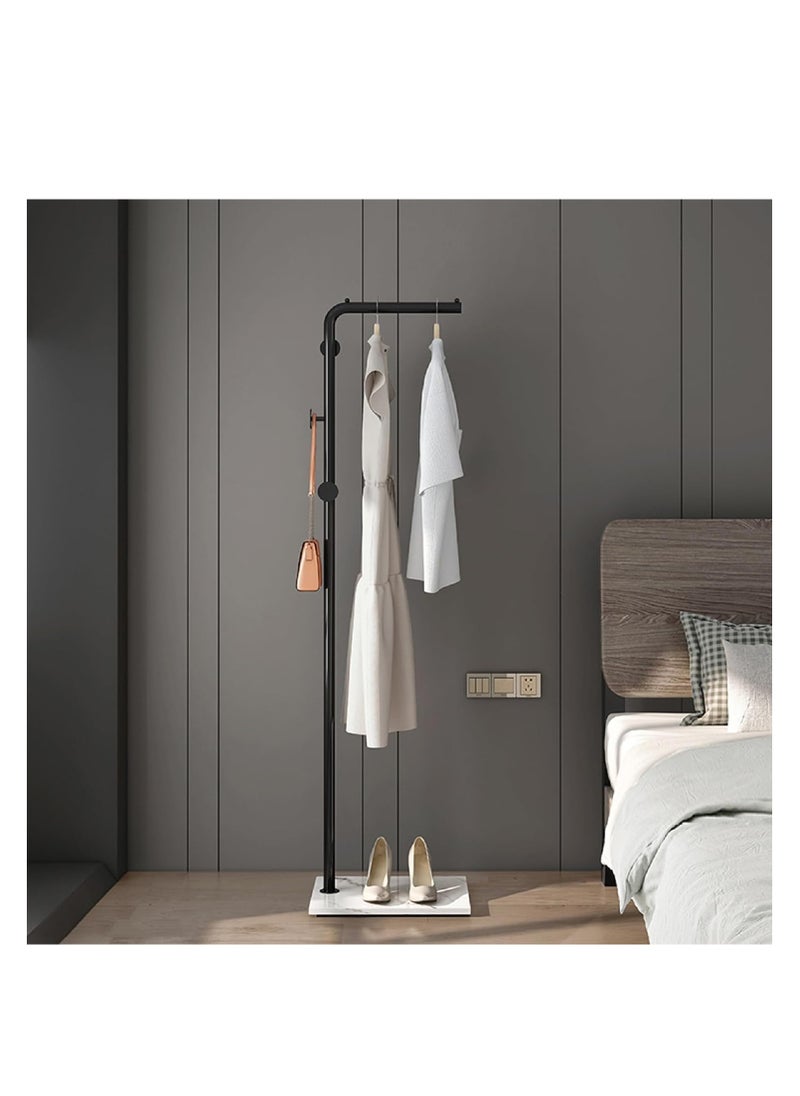 Y&D Coat Rack Freestanding with Natural Marble, 67”Coat Hanger Stand with 3 Hooks Heavy Base Modern Coat Stand for Jackets, Suits, Dress Shirts, Dresses  - Image 2