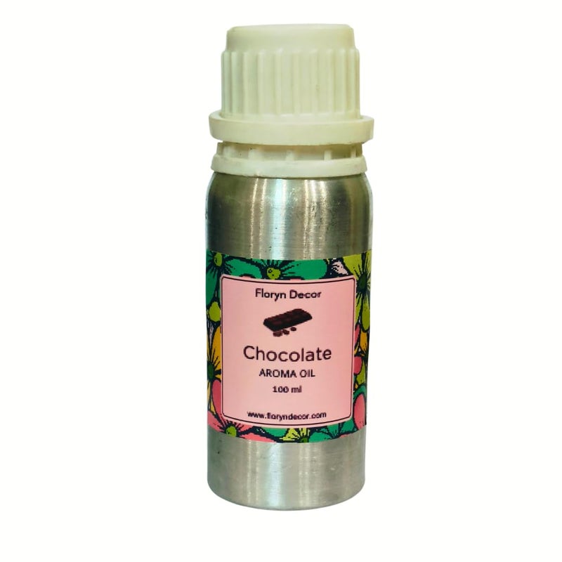 Floryn Decor Aroma Oil For Home Fragrance, Diffuser oil for home fragrance & Candle Making, Reed diffuser oil refill (Chocolate, 100 ml) - Image 4
