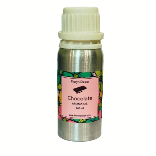 Floryn Decor Aroma Oil For Home Fragrance, Diffuser oil for home fragrance & Candle Making, Reed diffuser oil refill (Chocolate, 100 ml) - Image 1