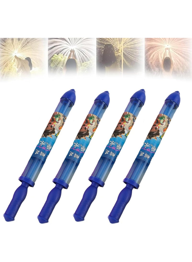 HI-FINE Water Gun,Water Spray Gun,High Pressure Pull-Out Sprinkler Spray Toys for Bathing,Pool,Party (4pcs-blue) - Image 1