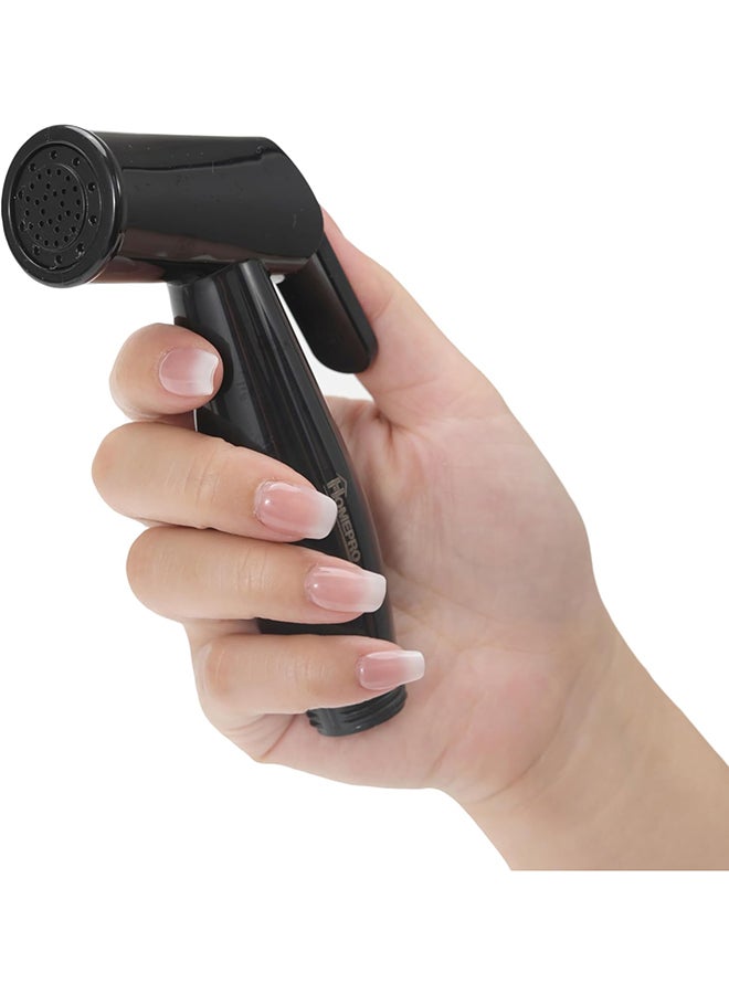 Home Pro رأس رشاش بيديت HomePro لشطاف المرحاض رأس رشاش شطاف محمول بيديت رذاذ رش رأس أسود فقط رأس الرش 13CM - Image 1