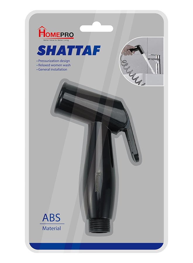 Home Pro رأس رشاش بيديت HomePro لشطاف المرحاض رأس رشاش شطاف محمول بيديت رذاذ رش رأس أسود فقط رأس الرش 13CM - Image 2