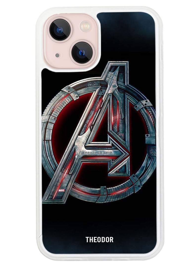 Theodor Protective Case Anti Scratch Shock Proof Cover For APPLE IPHONE 14 Aven (White Bumper) - Image 1