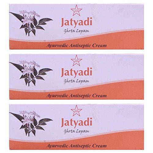 SKM Jatyadi Ghrta Lepam Ayurvedic Antiseptic Cream (Pack of 3) - Image 3