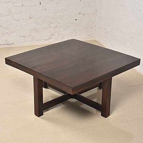 Md Decor Solid Sheesham Coffee Table 4 Seater with Four Stool for Living Room Center Coffee Table for Bedroom,Cafe, Home &Office (Cream Brown) - Image 5