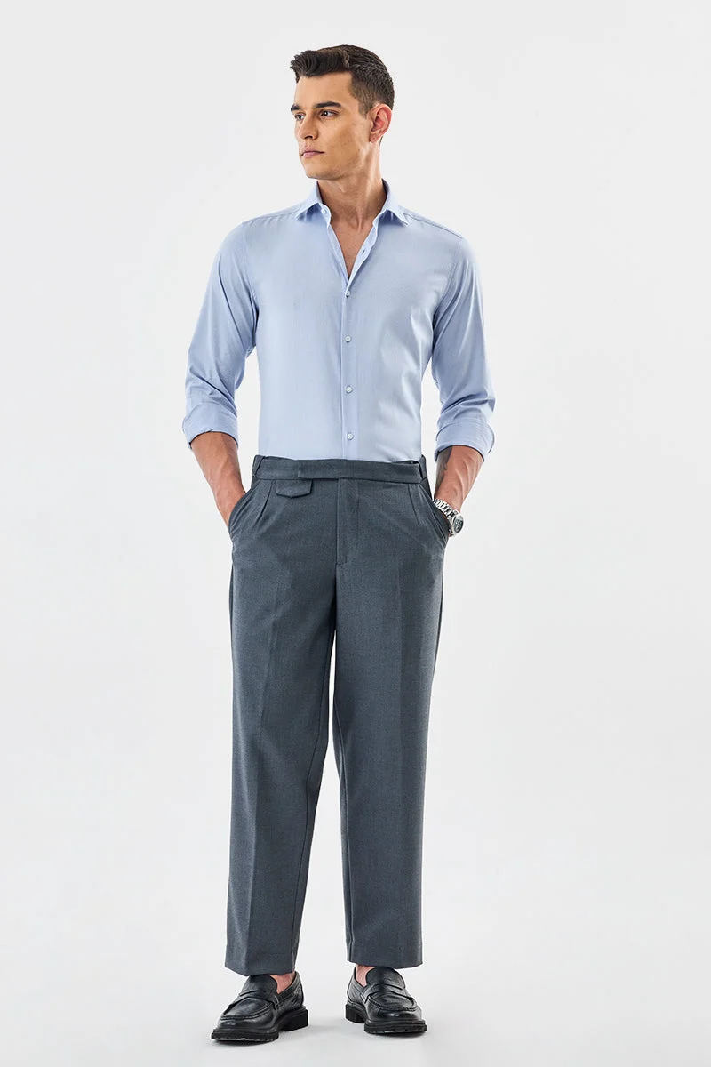 SNITCH قميص قطني فاخر بقصة ضيقة