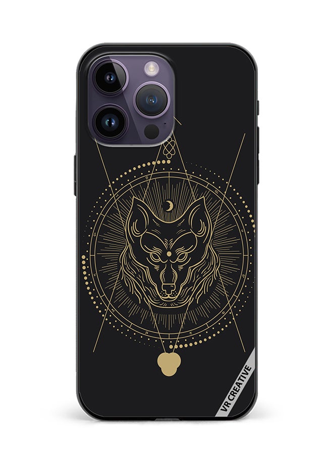 VR CREATIVE Protective Case Cover For Apple iPhone 16 Pro Max Wolf Totem Design Multicolour