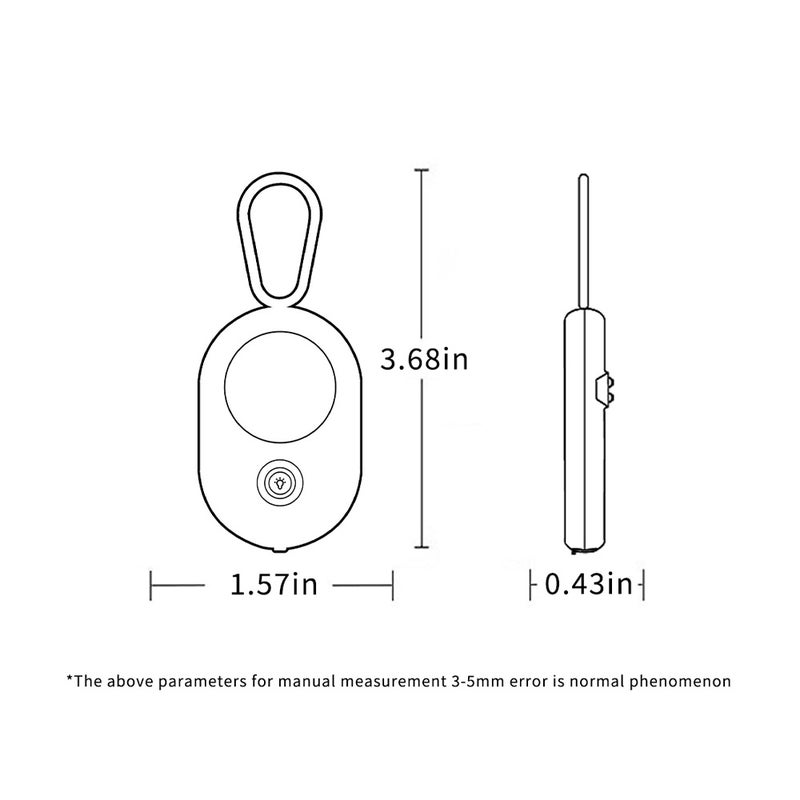 Camera Detector Smart Infrared Scanning Portable Anti-theft Infrared Scanning Detector Large Diameter Lens for Hotel Travel Bathroom Office Car All-round Bug Camera Finder - Image 3