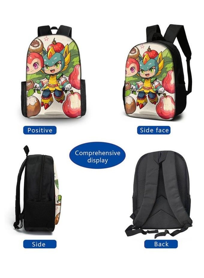 The latest universal cartoon new three-piece schoolbag (for students, teenagers, children) - 924