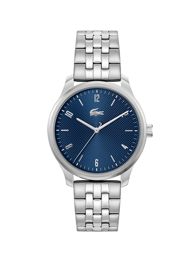 LACOSTE ساعة يد رجالية بعقارب دائرية الشكل من الستانلس ستيل 2011325 - 42 ملم - Image 1