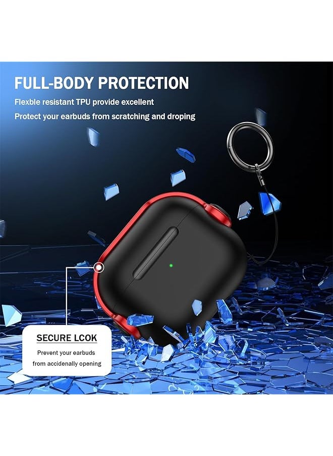 erorex - Case For Airpods 3 Protective Case With Secure Lock For Airpods 3Rd Generation 2021 Music Headset Earphone Cover - Image 1