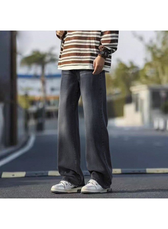 TonLion 2025 New Men's Jeans - Trendy American Style Straight-leg Pants For Height Enhancement & Casual Wear - Image 3