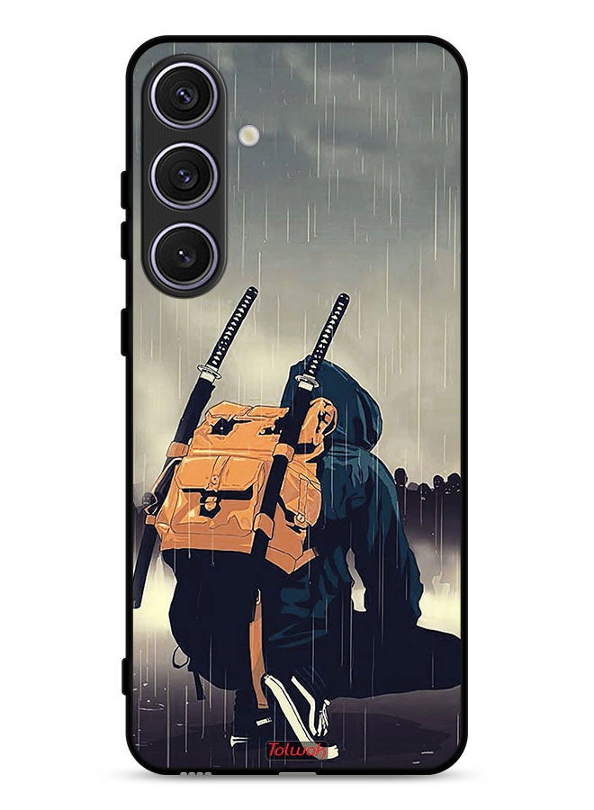 Tolwak Samsung Galaxy S24 Plus 5G Protective Case Cover Sword Samurai Digital Art - Image 1