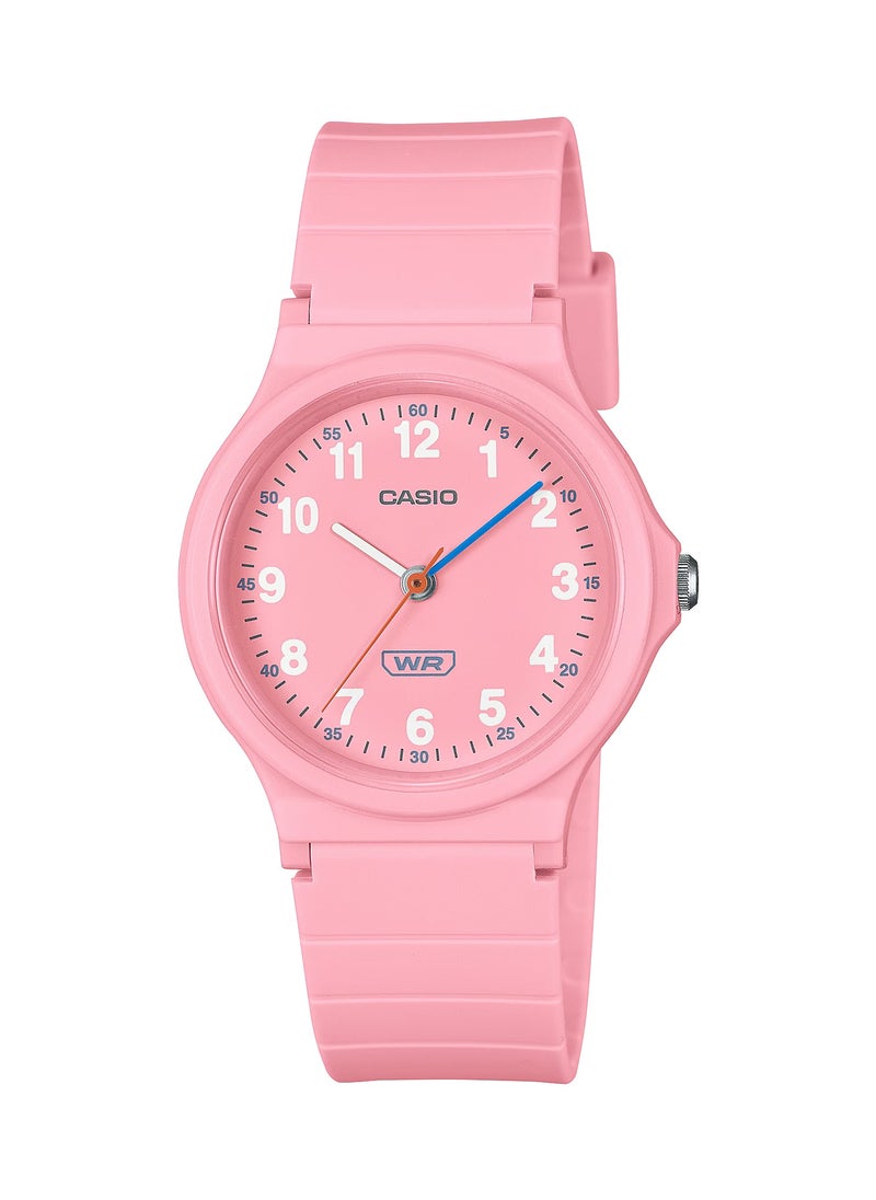 CASIO - Analog Resin Band Round Shape Wrist Watch LQ-24B-4BDF - Image 1