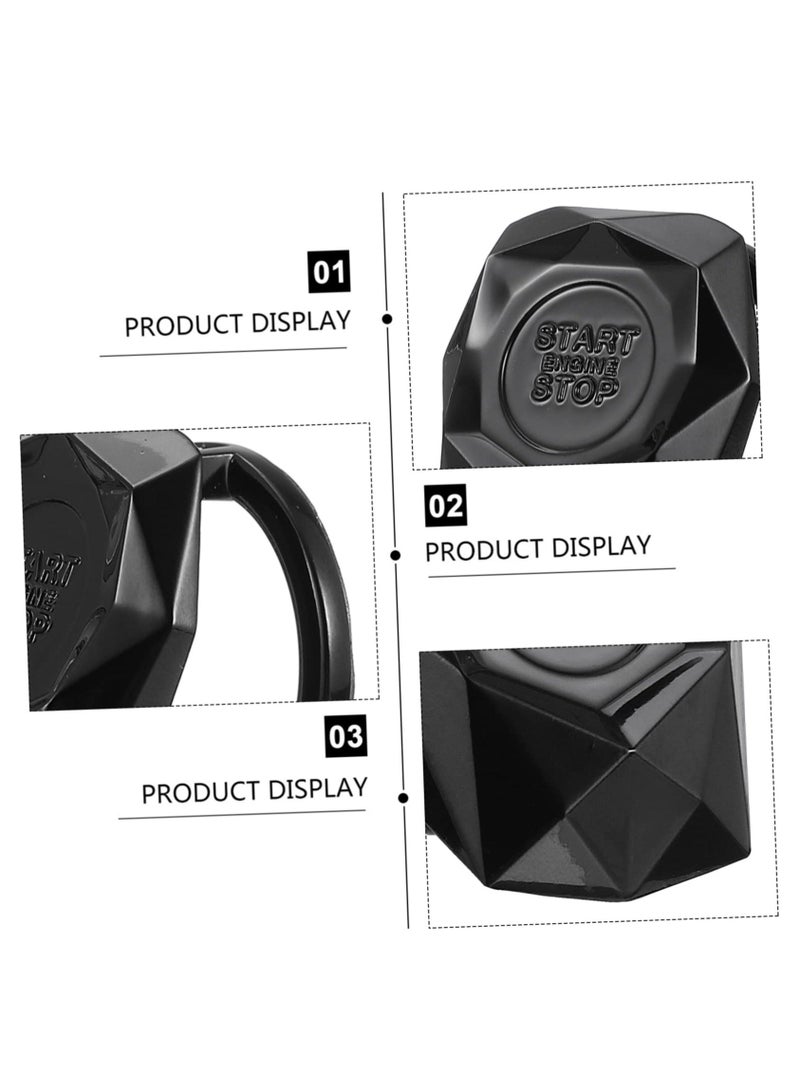 Car Engine Start on Cover, Car Start on Covers Key Ignition Cover Car Bling Ring Sticker Cap Ignition Accessories car Sticker fire Cover Iron Universal - Image 3