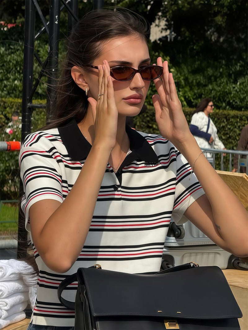 GUVIVI Retro Oval Sunglasses for Women 2026 90s Small Chic Cat Eye Sun Glasses Sunnies Lightweight Shades - Image 2