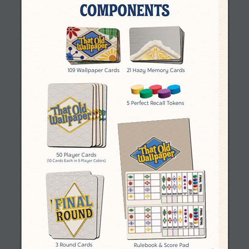 AEG Games Alderac Entertainment Group (AEG) That Old Wallpaper - Card Game  Shapes  Colors & Patterns Game  Ages 10+  2-5 Players  15-30 Min  Alderac Entertainment Group (AEG) - Image 2