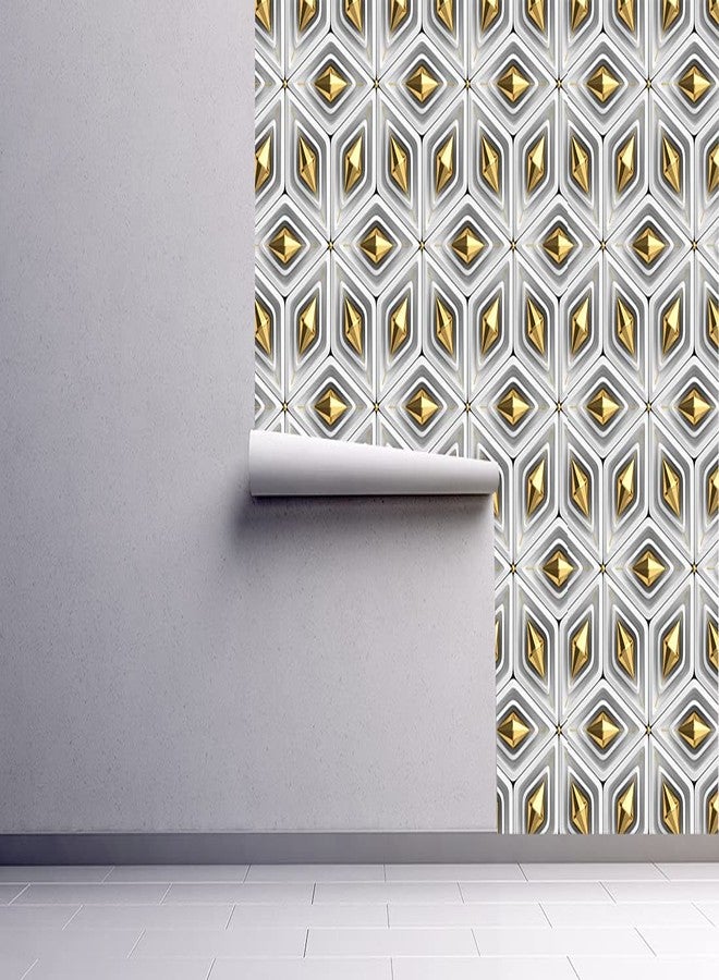 DECOR PRODUCTION Self Adhesive Wallpaper Wall Sticker for Home Decor, Living Room, Bedroom, Hall, Kids Room, Play Room(wallpaper-82-pt04, 10sq.ft) - Image 5