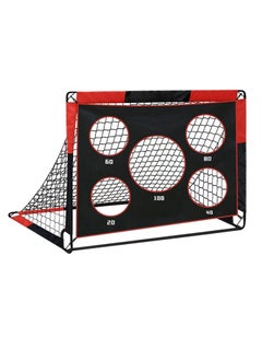 General Soccer Goal Pop-Up Goal 2-in-1 Kids Soccer Goal Goal for Garden Portable Soccer Goal Goal Training with Carrying Pouch and Shaped Steel Stakes  - Image 1