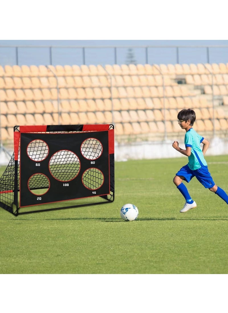 Soccer Goal Pop-Up Goal 2-in-1 Kids Soccer Goal Goal for Garden Portable Soccer Goal Goal Training with Carrying Pouch and Shaped Steel Stakes - pzsku/Z2E4EDDA379EC8A4CDD14Z/45/_/1730794327/d24957e5-ae15-4c2f-8f88-548a8fa91fd5