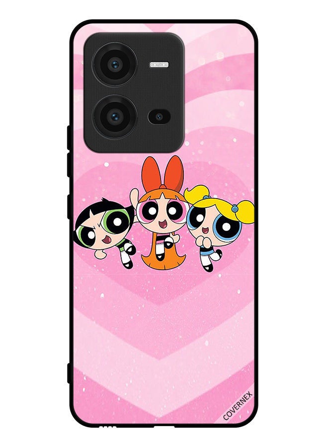 Covernex Protective Case Cover For vivo V25 Power Girls Cartoon - Image 1