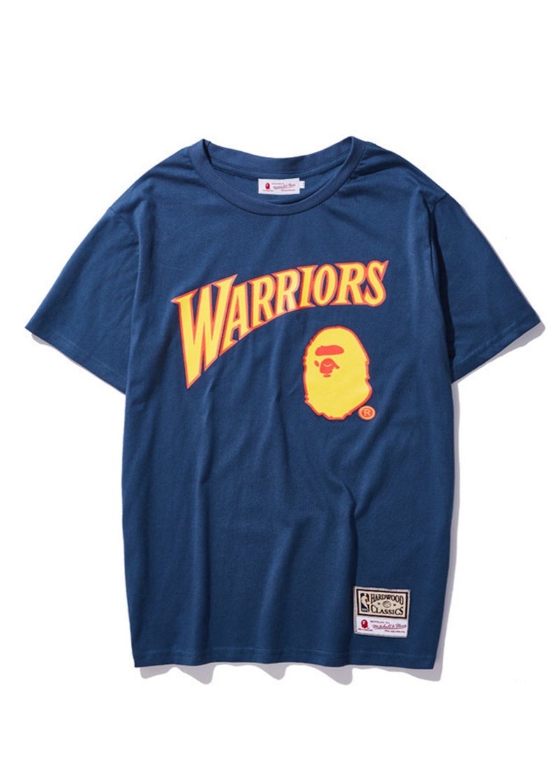 Fashionable street T-shirt 3D digital printing loose short-sleeved T-shirt for adults and children - Image 1