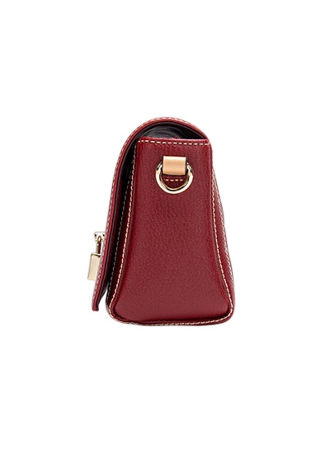 CH CH CHCH Fashion Design Model Metal Accessories Buckle Women's Shoulder Bag Luxury Brand Fashion Solid Colour Printed Head Bag - Image 4