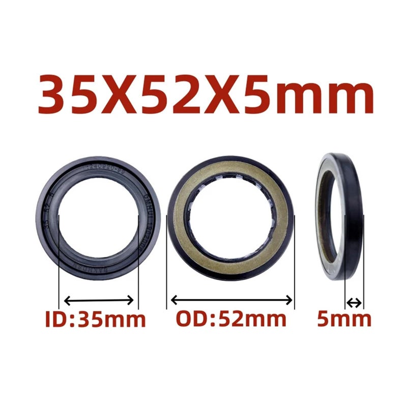 Shaft Oil Seal O Ring And Gasket Kit 35x52x5mm Nbr 1pcs ID 27 70mm - Image 3