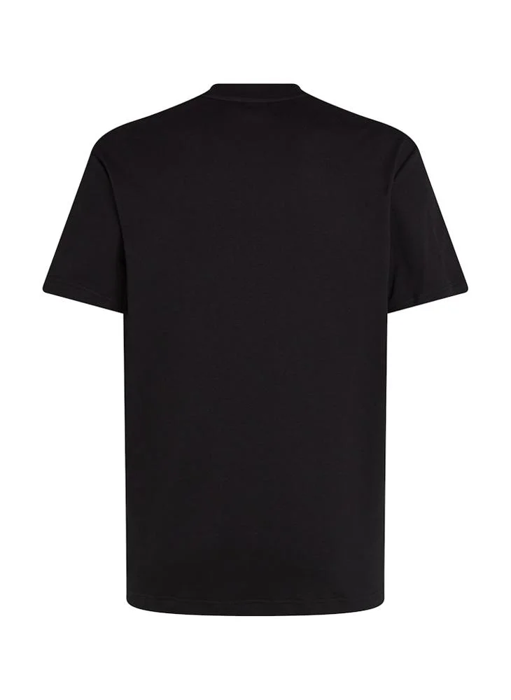 كالفن كلاين Logo Print Crew Neck T-Shirt