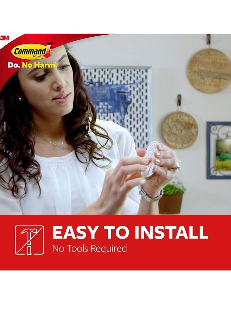 Command 6 Piece Utility Hook White Small - Image 4