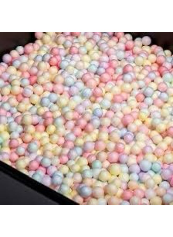 Generic Multicolor Foam Beads, Styrofoam Balls for Gift Box Filling, Arts & Crafts, Wedding Decorations and wrapping gifts P6  - Image 2