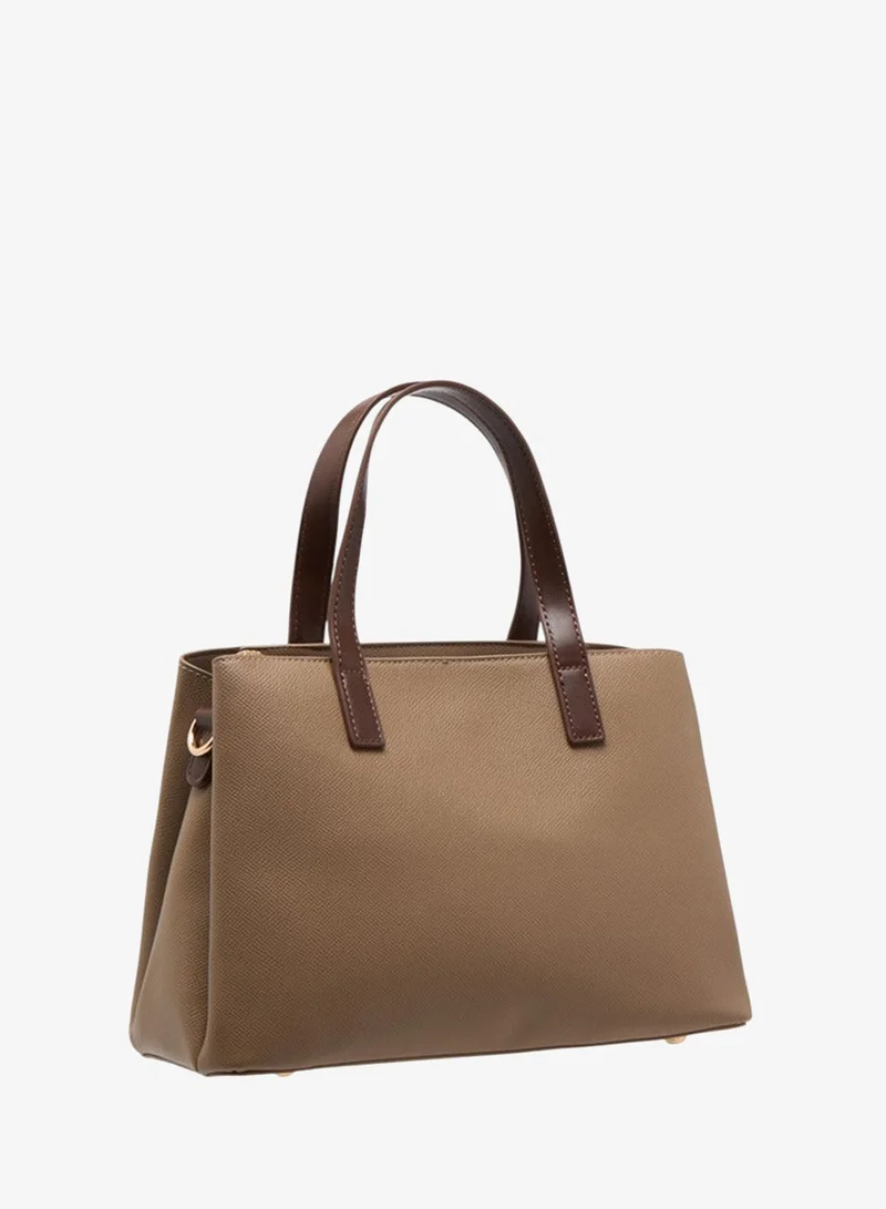 فلورا بيلا من شو إكسبرس حقيبة يد نسائية سادة بمقابض مزدوجة وحزام قابل للفصل