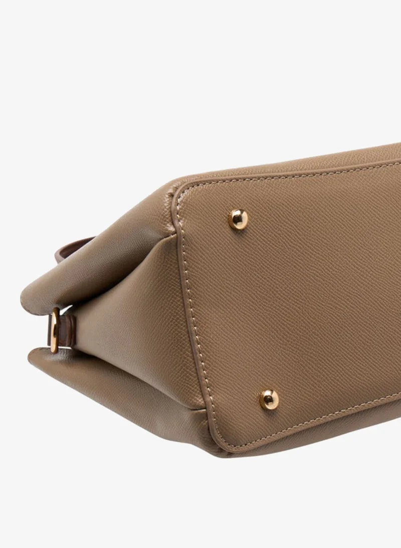 فلورا بيلا من شو إكسبرس حقيبة يد نسائية سادة بمقابض مزدوجة وحزام قابل للفصل