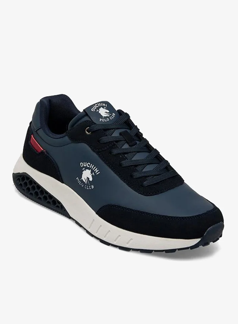دوتشيني Sneakers Men Logo Print Lace-Up Ankle Sneakers