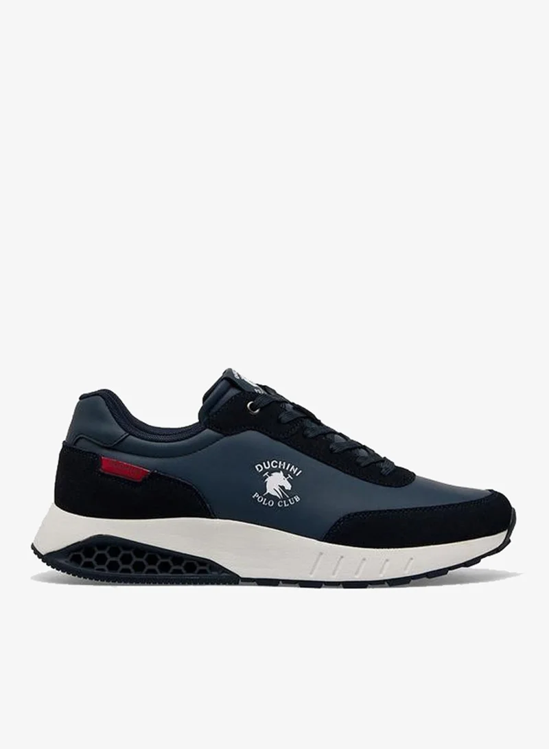 دوتشيني Sneakers Men Logo Print Lace-Up Ankle Sneakers