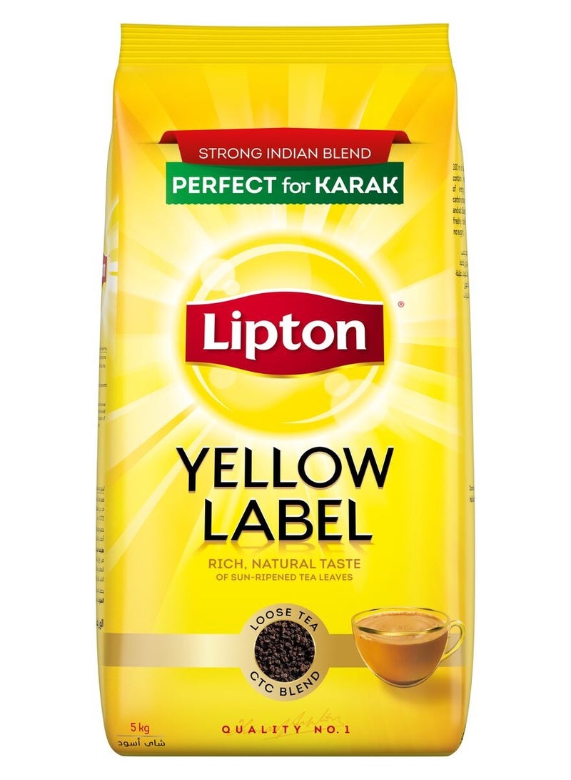 Lipton Yellow Label Black Loose Tea, 5KG 5kg - Image 1