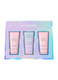 Baylis & Harding Baylis  Harding Gift Set for Women  Hand Care Pack  Jojoba Vanilla  Almond Oil 3Pack 