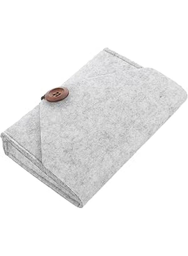 Portable Travel Electronics Organizer Pouch For Cables Chargers Earphones Light Grey - Image 1