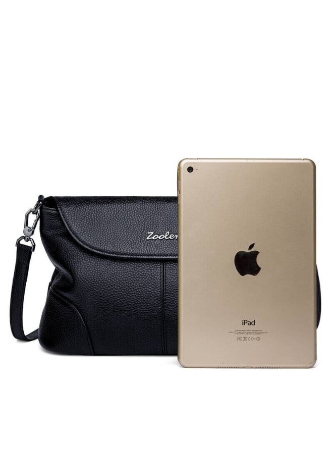 ZOOLER Zhu'er Handbag, Women's Leather Shoulder Bag, Soft Leather Crossbody Bag, Mom Bag, Ladies' Purse, Mother's Day Gift, Practical - Image 2